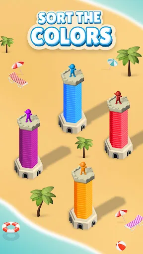 Tower Sort 3D: Hexa Puzzle screenshot 2