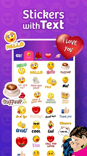 WhatsLov: стикеры WASticker screenshot 1
