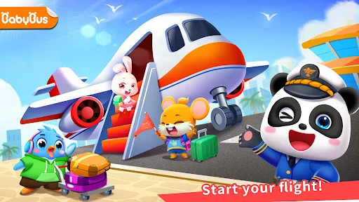Aeropuerto del Panda Bebé screenshot 1