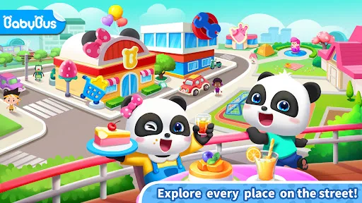 Baby Panda's Town: Улица screenshot 1