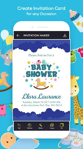 Invitation Maker, Ecards Maker screenshot 3