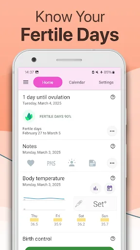 Period and Ovulation Tracker screenshot 4