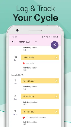 Period and Ovulation Tracker screenshot 5