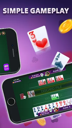 Rummy 500 - Offline Card Games screenshot 2