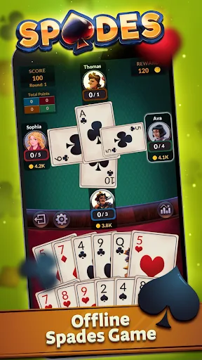 Spades - Sin Conexión screenshot 1
