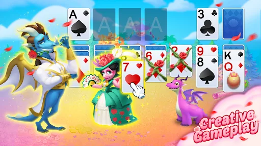 Solitaire Dragons screenshot 1
