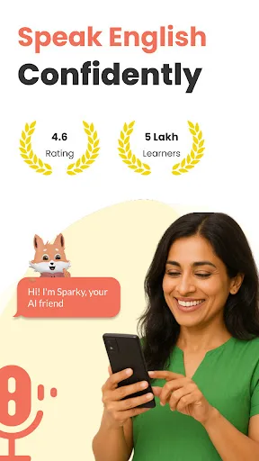 Sparky AI: Speak English Well screenshot 1