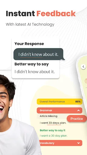 Sparky AI: Speak English Well screenshot 3