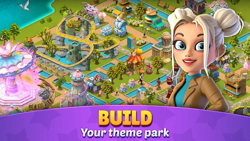 Roller Coaster Life Theme Park screenshot 1