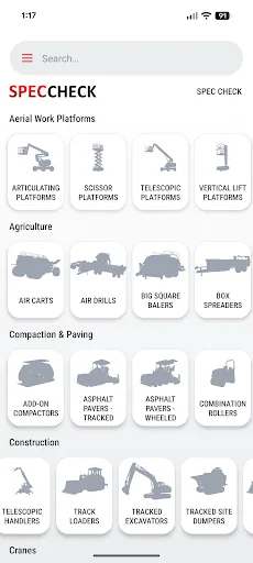 Spec Check screenshot 1