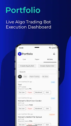 SpeedBot - Algo Trading App screenshot 3