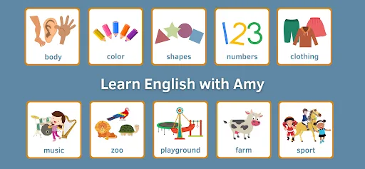 English With Amy for Kids screenshot 1