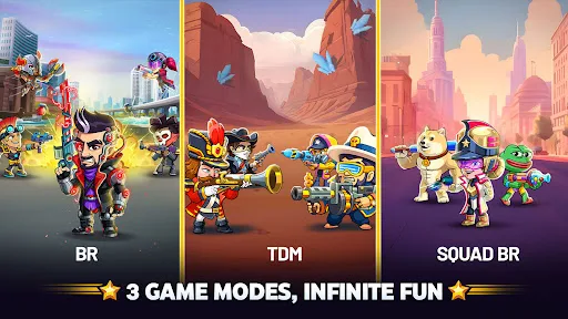 Battle Stars: 4v4 TDM & BR screenshot 2