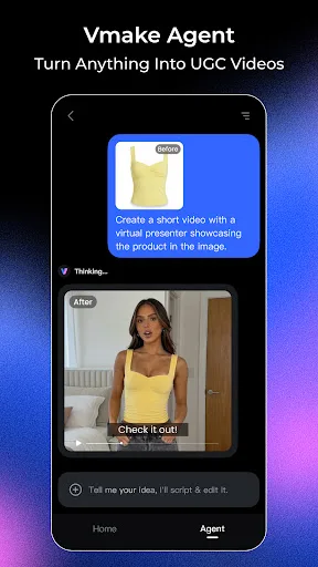 Vmake: Editor de Video UGC screenshot 1