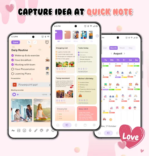 Cute Notes : блокнот заметки screenshot 1