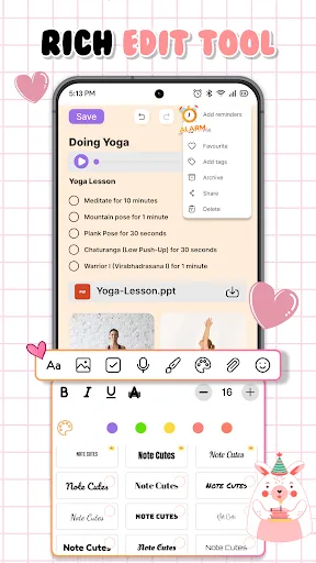 Cute Notes : блокнот заметки screenshot 3