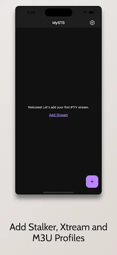 MySTB - Modern IPTV Player screenshot 1