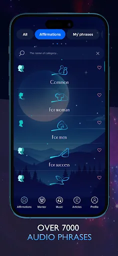 Afirmaciones audio positivas screenshot 2