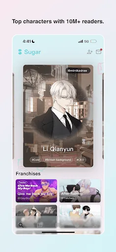 Sugar -Author Approved Chatbot screenshot 4