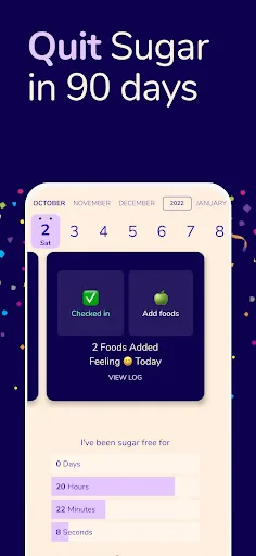 Sugarfree Quit Sugar Addiction screenshot 1
