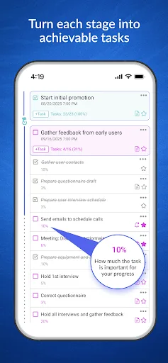 WinGo Plan: projects & goals screenshot 5