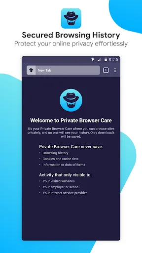 Private Browser Care screenshot 2
