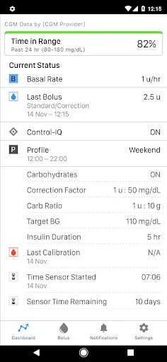 Tandem t:slim mobile app screenshot 3