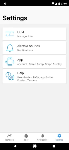 Tandem t:slim mobile app screenshot 5