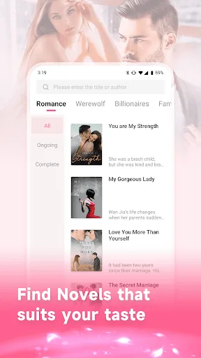 M-Reader Romantic Story For U screenshot 2
