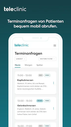 TeleClinic Ärzte screenshot 1