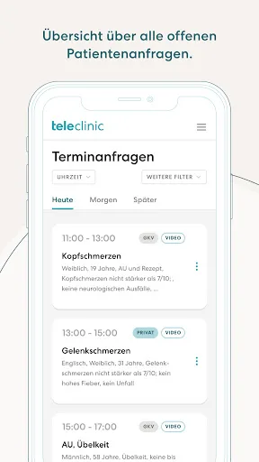 TeleClinic Ärzte screenshot 2
