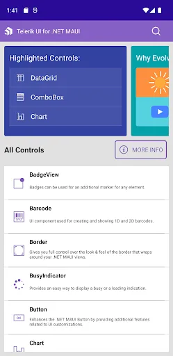Telerik .NET MAUI Controls screenshot 1