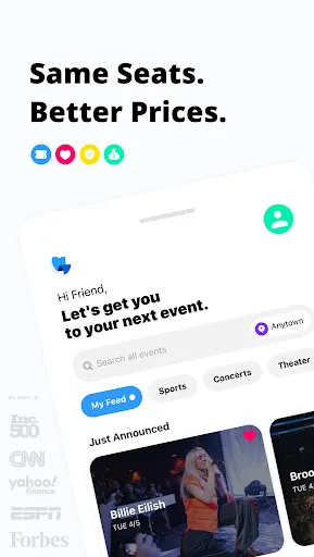 TickPick - Live Event Tickets screenshot 1