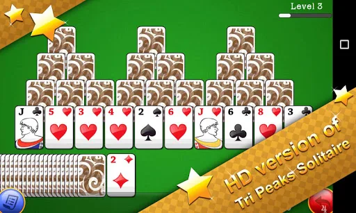Classic Tri Peaks Solitaire screenshot 1