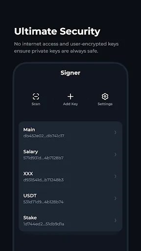Signer для Tonkeeper screenshot 2