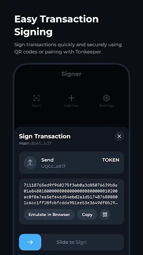 Signer для Tonkeeper screenshot 4