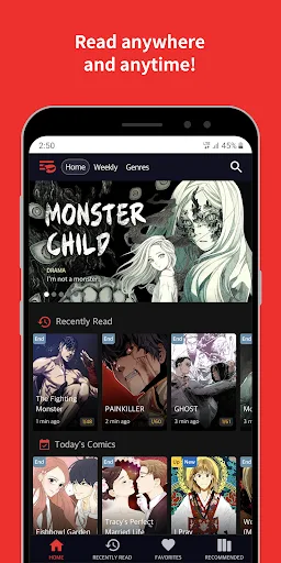 Toomics - Read Premium Comics screenshot 1