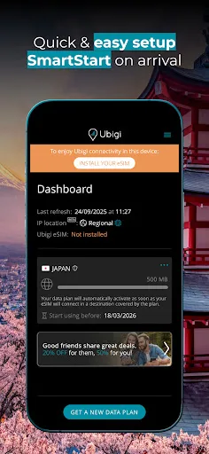 Ubigi: eSIM viaje & datos screenshot 3