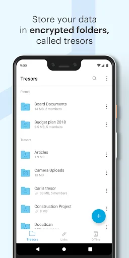 Tresorit screenshot 3