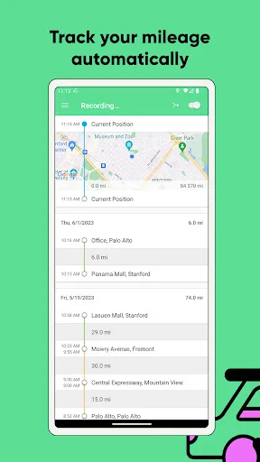 tour - Automatic Mileage Log screenshot 2