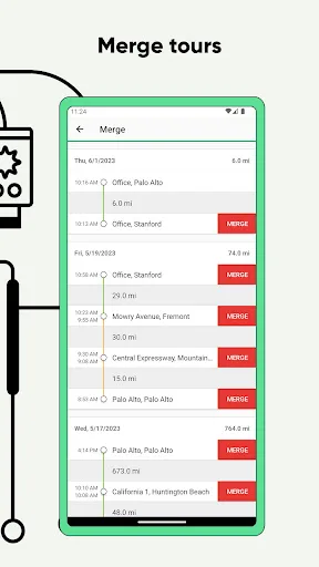 tour - Automatic Mileage Log screenshot 5