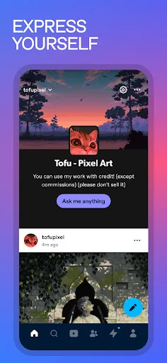 Tumblr Social Media & Art Blog screenshot 3