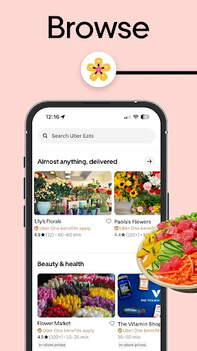 Uber Eats: доставка їжі додому screenshot 2