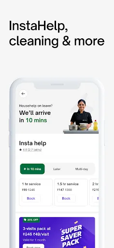 Urban Company: InstaHelp &more screenshot 2
