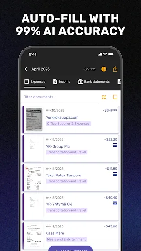 SparkReceipt: Expense Scanner screenshot 3