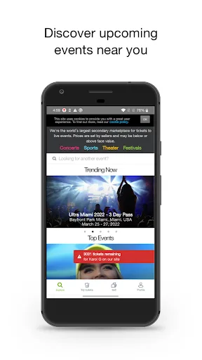 viagogo Tickets screenshot 1