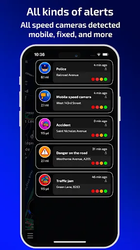 Radarbot Speed Camera Detector screenshot 4