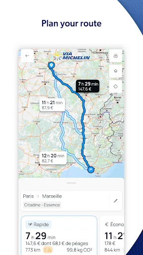 ViaMichelin GPS, Maps, Traffic screenshot 2