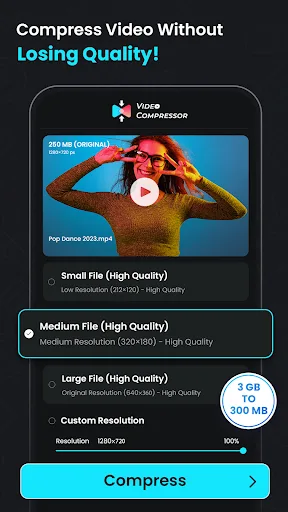 Comprimir Video Y Convertidor screenshot 3