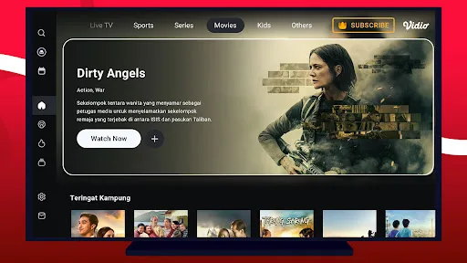 Vidio TV: Sport, Movie, Series screenshot 2